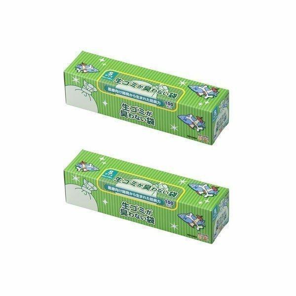 ゴミ袋 ビニール袋 BOS ポリ袋 消臭袋 防臭袋 袋 消臭ビニール袋 ごみ袋 100枚×2個 臭わ...