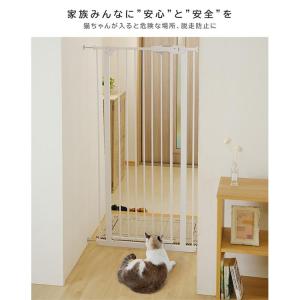 ペットゲート 猫 ケージ ペットフェンス 脱走...の詳細画像2