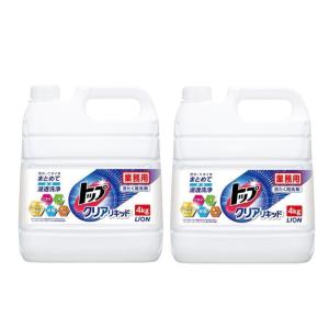 LION（ライオン） 洗濯洗剤 クリアリキッド 4L POWER+ パワープラス