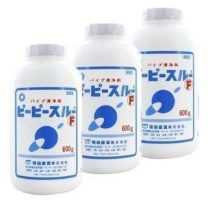 (3個セット)ピーピースルーF 600G 配管用 パイプクリーナー 掃除 排水管 排水口 排水溝 (D)｜メガストア Yahoo!店