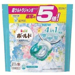 ボールドジェルボール4D爽やかフレッシュフラワーサボンの香り つめかえ超ウルトラジャンボサイズ 60個   レノア