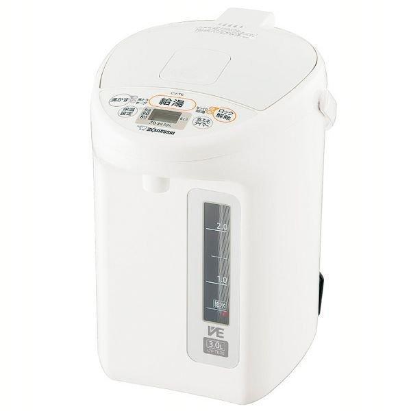 象印 VE電気まほうびん ホワイト CV-TE30-WA (D)