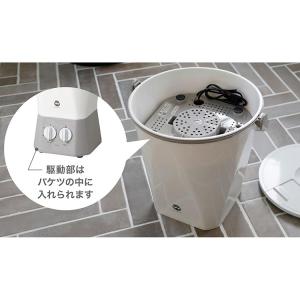 洗濯機 小型 小型洗濯機 バケツ型 靴 ミニ洗...の詳細画像4