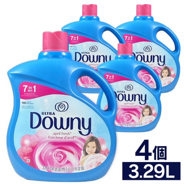 輸入柔軟剤 柔軟剤 ダウニー (4個セット)DOWNY APRIL FRESH 3.29L P＆G ...