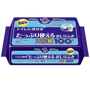 ライフリー らくらくおしりふき トイレに流せる 72枚入 : 金太郎SHOP