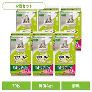 (6個セット)ユニチャーム 取替シート デオトイレ 消臭・抗菌シート 20枚 unicharm