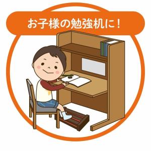 木枠 ヒーター デスク 食卓 家族 勉強机 ポ...の詳細画像2
