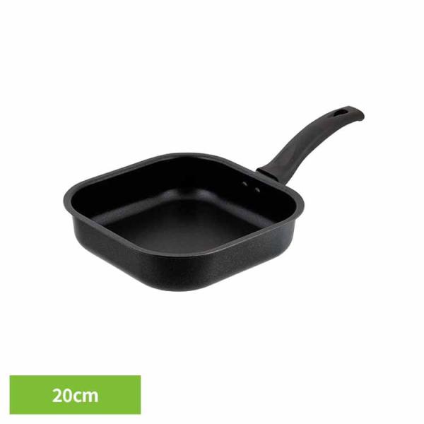フライパン 20cm IH ガス ガス火 オール熱源 ふっ素樹脂加工 アルミニウム アルミ こびりつ...