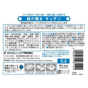 食器用洗剤 詰め替え 業務用 緑の魔女 キッチ...の詳細画像2
