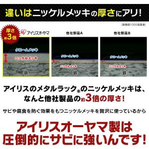 スチールラック メタルラックサイドバー MR-...の詳細画像2