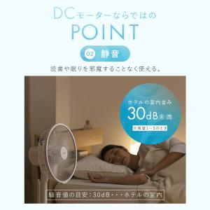 扇風機 dcモーター アイリスオーヤマ 静音 ...の詳細画像2