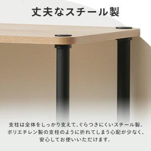 オープンラック 棚 ラック 3段 幅59.5 ...の詳細画像5