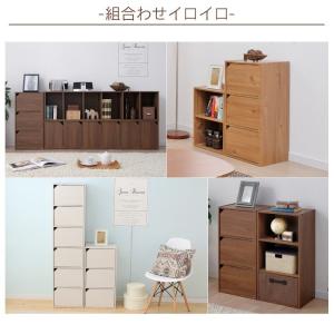 カラーボックス 3段 扉付 アイリスオーヤマ ...の詳細画像5