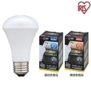 ★電球 LED LED電球 防犯 工事不要 節電 自動消灯 自動 人感センサー付 ECOHiLUX E26 40W 昼白色 LDR5N-H-S6 電球色 アイリスオーヤマ