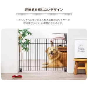 ペットフェンス ペットゲート 置くだけ 猫 犬...の詳細画像5