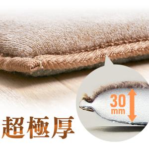 ラグ カーペット ラグマット 3畳 厚手 おし...の詳細画像1