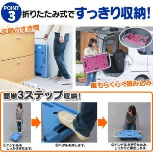 台車 折りたたみ 軽量 耐荷重100kg 静音...の詳細画像3