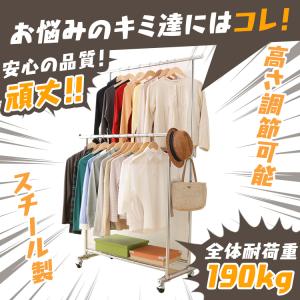 パイプハンガー 2連 耐荷重190kg パイプ...の詳細画像4