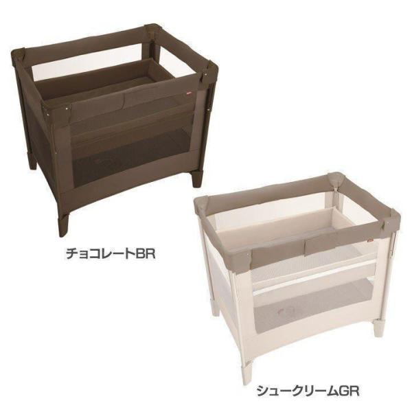 ベビーベッド 折りたたみ 持ち運び キャスター付き プレイヤード ベビー用品 ココネル エアープラス...