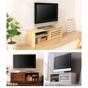 テレビ台 幅100cm スライド扉式TV台 ロ...の詳細画像1