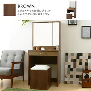 ドレッサーテーブル おしゃれ 安い 三面鏡 コ...の詳細画像1
