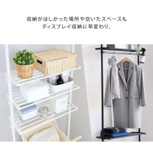 突っ張り棚 幅68/80 奥行26.5 高さ1...の詳細画像2