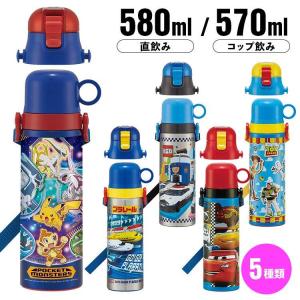 水筒 マグボトル スケーター 子供用 ボトル 570ml-580ml 直飲み コップ飲み 2WAY 超軽量 ステンレス キャラクターボトル SKDC6 (D) 新生活｜petkan