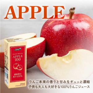 りんごジュース パック 200ml 60本 ジ...の詳細画像1
