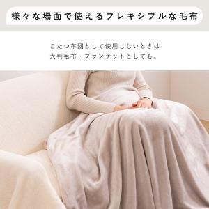 こたつ中掛け毛布S M L 洗える 掛け布団 ...の詳細画像4