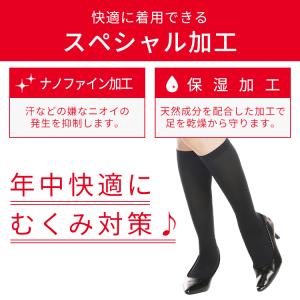 着圧ソックス 加圧ソックス ハイソックス むく...の詳細画像3