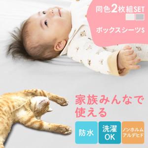 防水シーツ おねしょシーツ シングル 2枚組 ボ...の商品画像