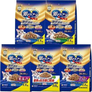 キャットフード 猫 銀のスプーン ペットフード 贅沢素材バラエティ 猫餌 1.1kg 1.0kg