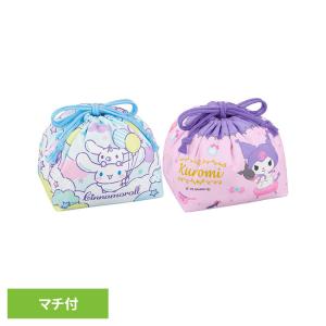 KB-1 OSK シナモロール シナモン かわいい 500ml マチ付き 小物入れ 巾着弁当袋 KB-1