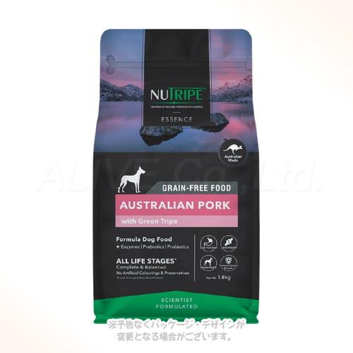 ニュートライプ グレインフリードライ ドッグ ポークwithグリーントライプ 1.8kg [ファンタ...