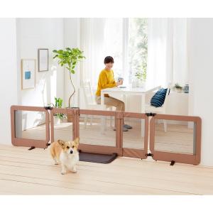 リッチェル（Richell） ペット用 木製ハンズフリーゲート 足元ロック
