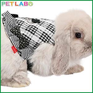 Amo.k(アモワークス) うさぎ用 ブロックチェックハーネス　首輪