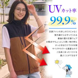 空調作業服 空調ベスト レディース 電動ファン...の詳細画像4