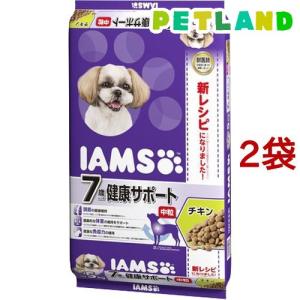 アイムス ７歳以上用 健康サポート チキン 中粒 ( 5kg*2コセット )/ アイムス ( ドッグフード )｜petland