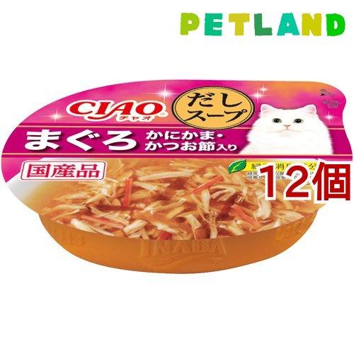 いなば チャオ このまま だしスープ まぐろ かにかま・かつお節入り ( 60g*12コセット )/...