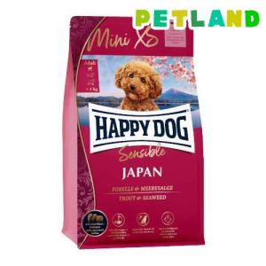 ハッピードッグ ミニ センシブルXSジャパン チキン、トラウト＆海藻