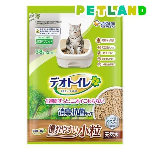 ユニチャーム デオトイレ 消臭・抗菌チップ 天然木 慣れやすい小粒 猫砂 ( 3.8L )/ デオト...