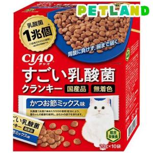 チャオ すごい乳酸菌クランキー かつお節ミックス味 ( 20g*10袋入 )/ チャオシリーズ(CIAO)