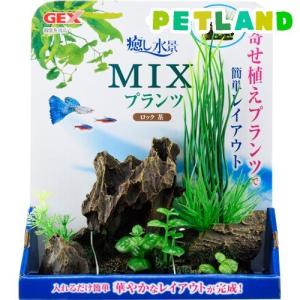 癒し水景 MIXプランツ ロック 茶 ( 1個 )/ 癒し水景｜petland