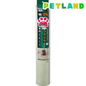 サンコー おくだけ吸着 おそうじ ラクラクマット60×120ｃｍ ( 1枚入 )/ おくだけ吸着｜petland