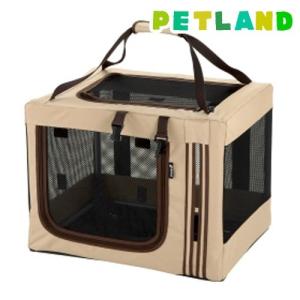 リッチェル たためる 3WAY ペットケージ 520 ブラウン ( 1コ入 )｜petland