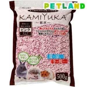 クリーンモフ 小動物用床材 KAMIYUKA 紙床 ピンク ( 500g*6袋セット