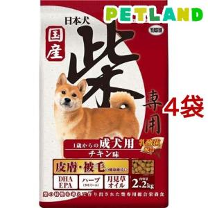 日本犬 柴専用 1歳からの成犬用 チキン味 ( 6kg )/ : 爽快ドラッグ