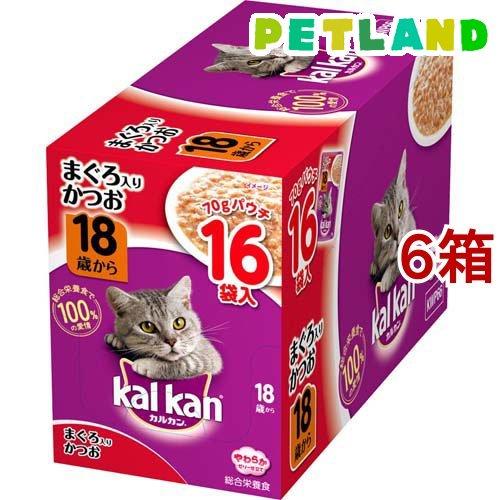 カルカン パウチ 18歳から まぐろ入りかつお ( 70g*16袋入*6箱セット )/ カルカン(k...