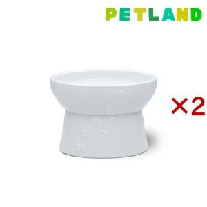 猫壱 ハッピーダイニング 脚付ウォーターボウルハイタイプ 猫柄