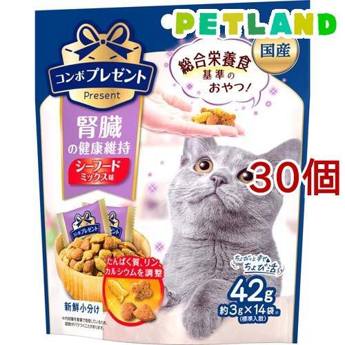 コンボ プレゼント キャット おやつ 腎臓の健康維持 ( 42g(14袋)*30個セット )/ コン...